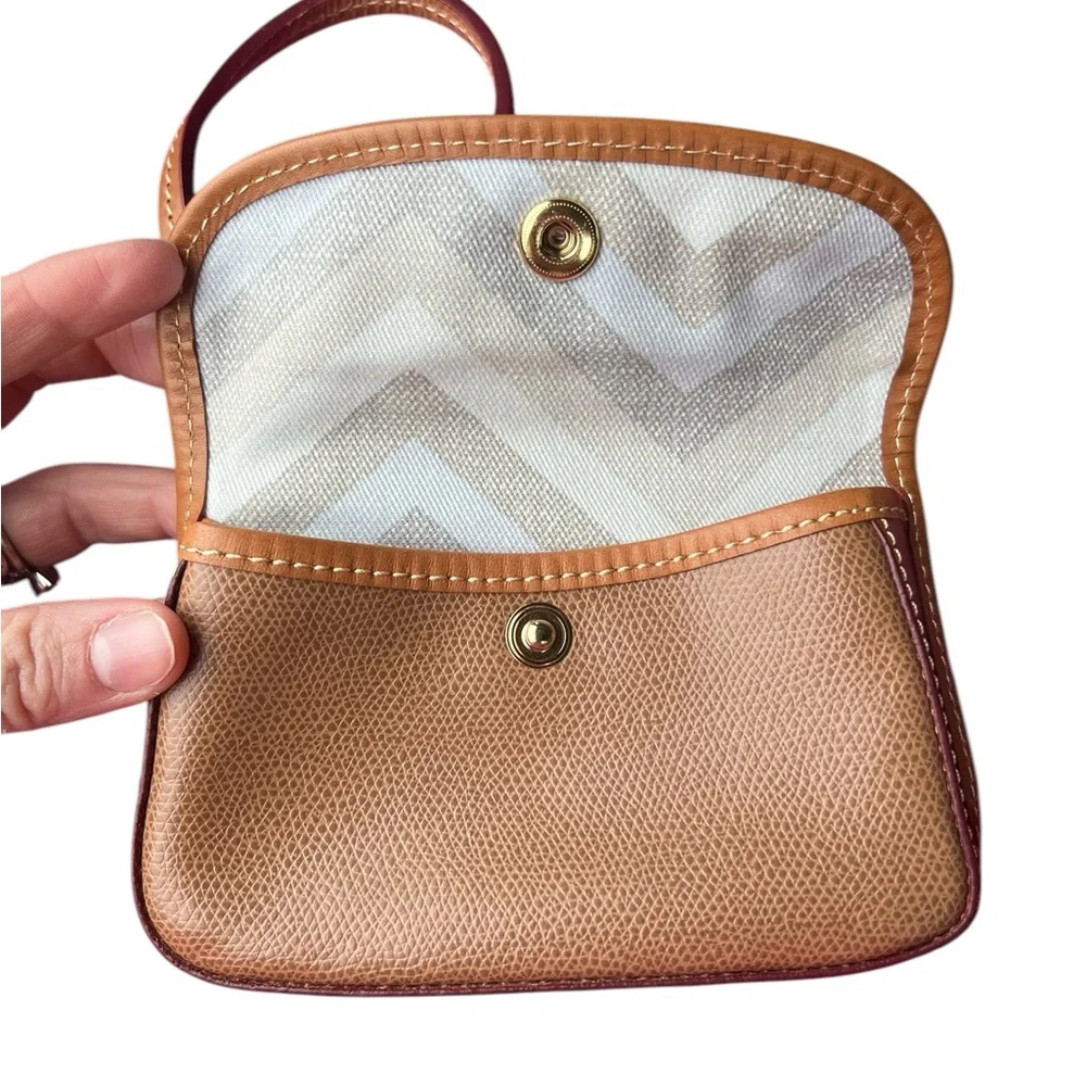 Vintage Dooney & Bourke Camel small coin Wristlet #dooney&bourke - Picture 2 of 8